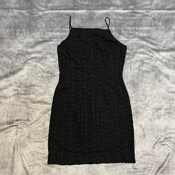 Eyelet body con mini dress - Picture 2 of 7